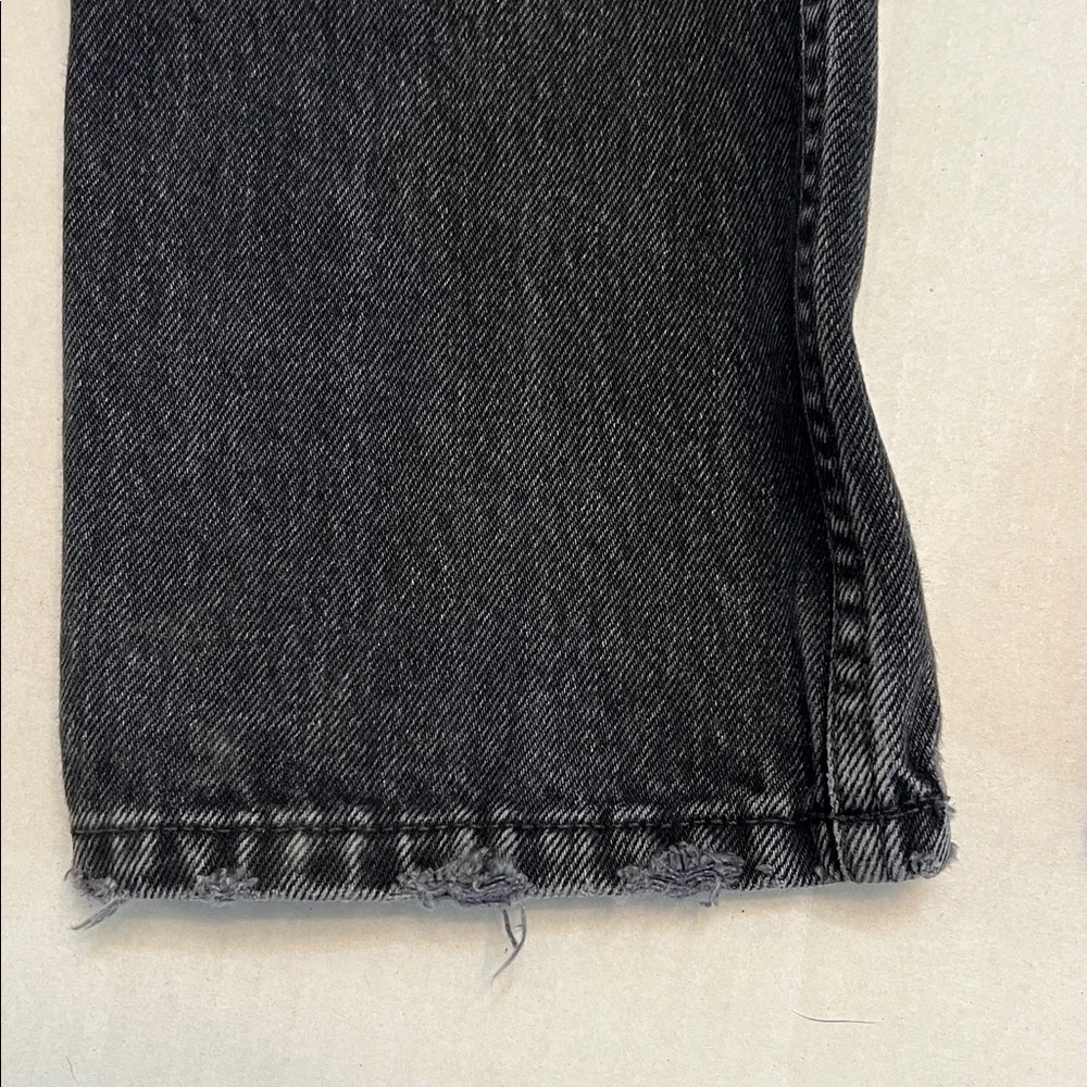 REFORMATION JULIA HIGH RISE CIGARETTE JEANS BLACK SIZE 28